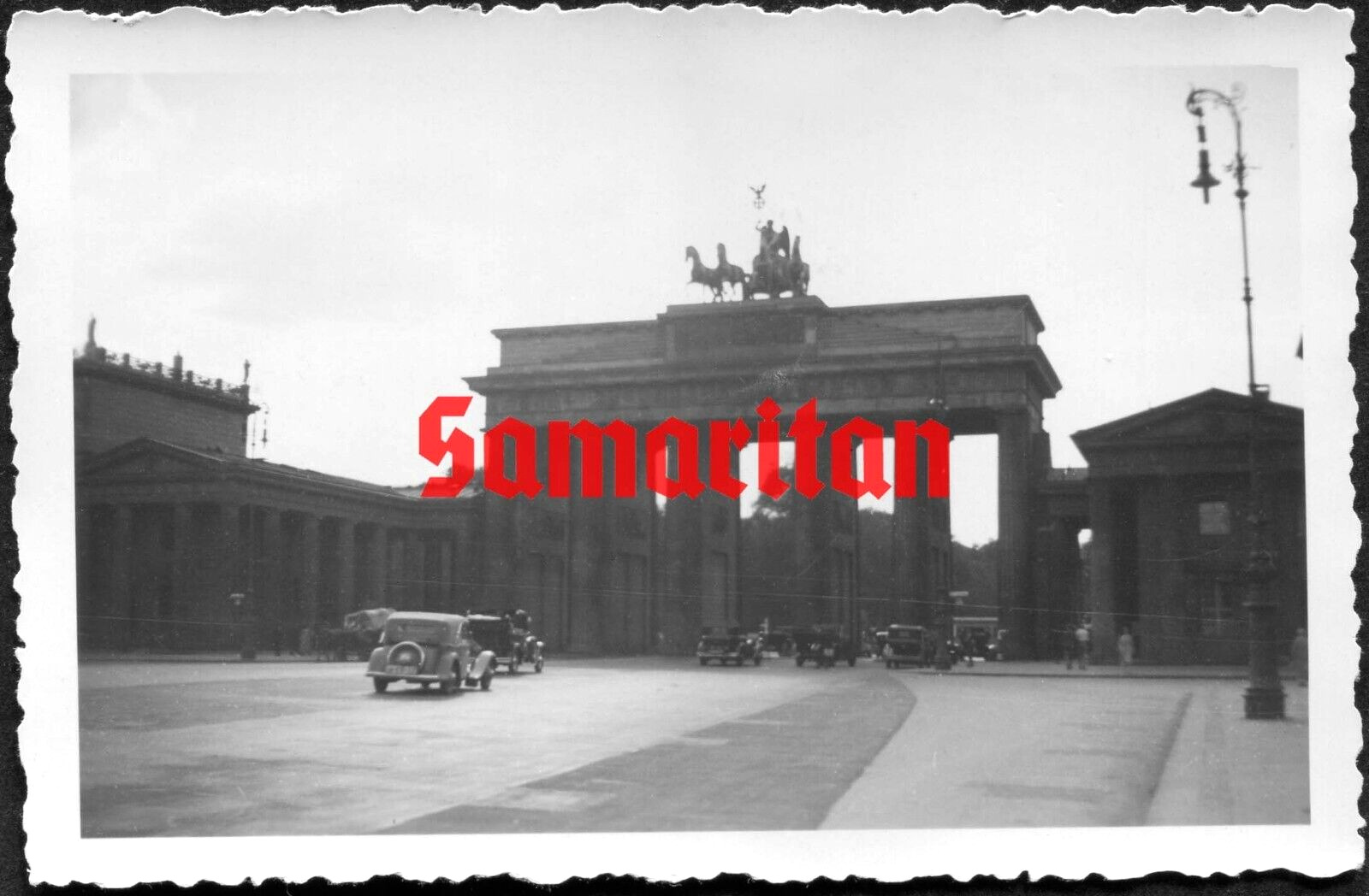 I10/31 WW2 ORIGINAL GERMAN PHOTO OF BRANDENBURG GATE