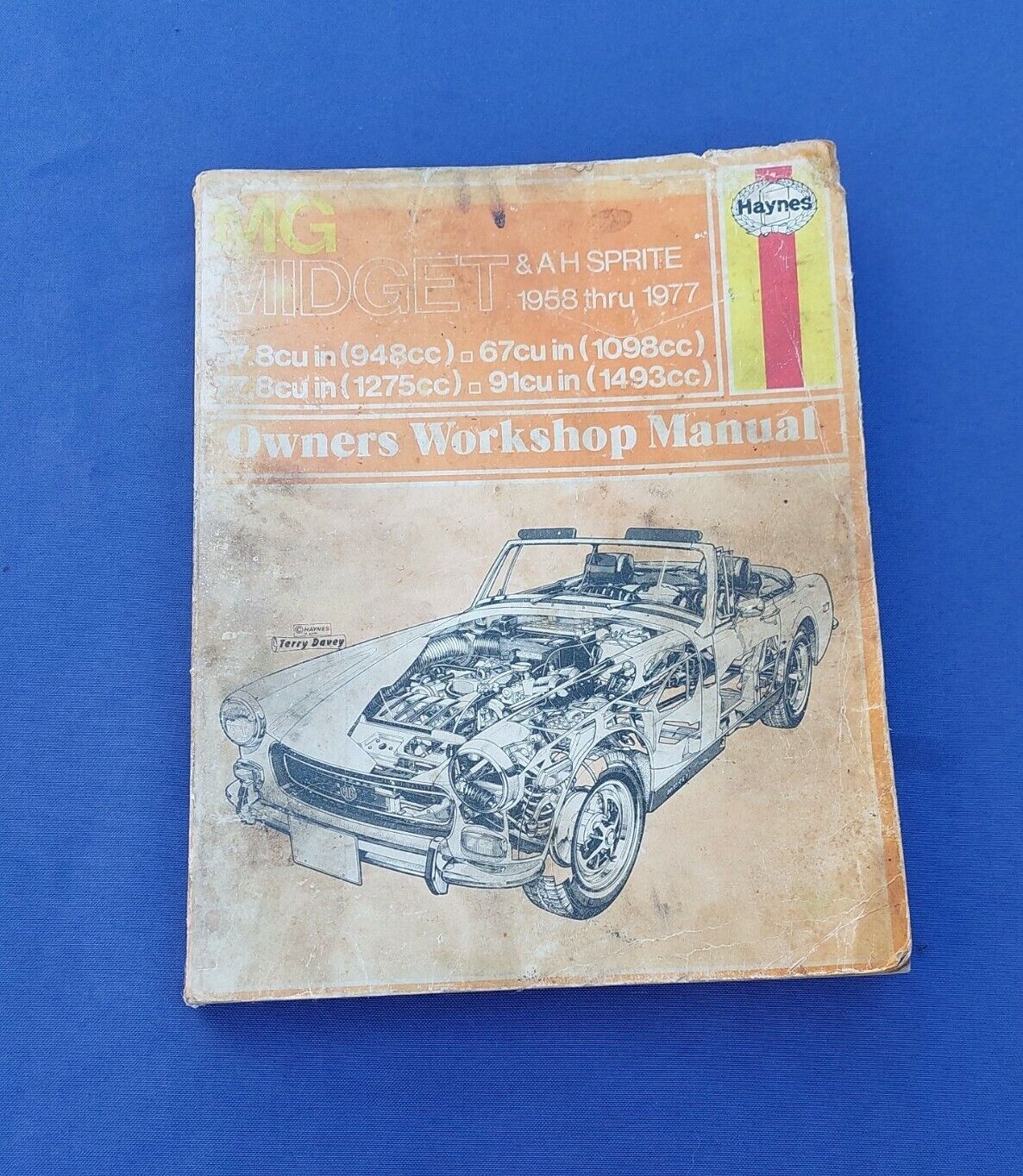 Haynes MG Midget & AH Sprite Owners Workshop Manual 1958 Thru 1977 