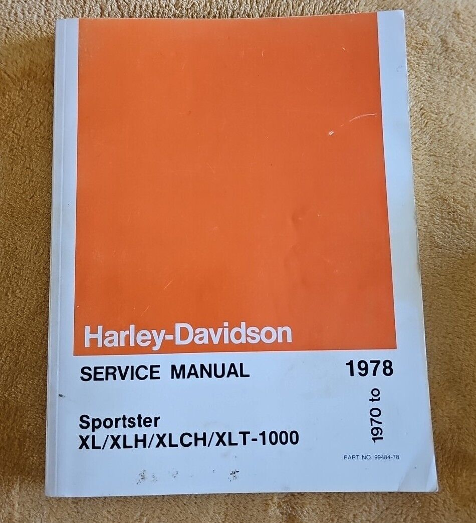 Harley Davidson Sportster 1970-1978 AMF XL/XLH/XLCH/XLT-1000 Service Manual