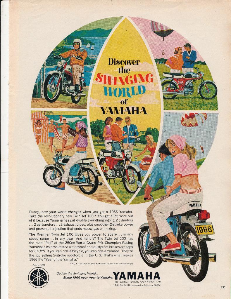 Magazine Ad - 1966 - Yamaha Motorcycles