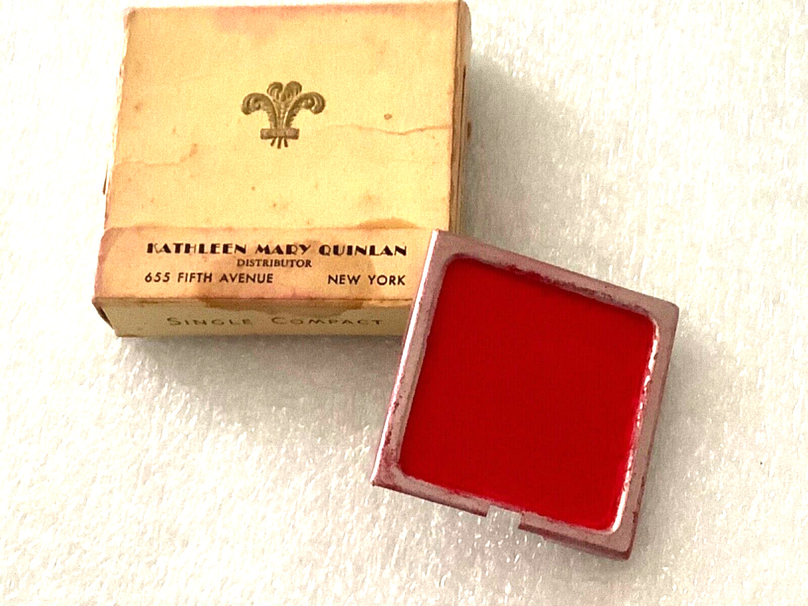 QUINLAN ROUGE REFILL (KATHLEEN MARY)  In ORIGINAL BOX Vintage NOS