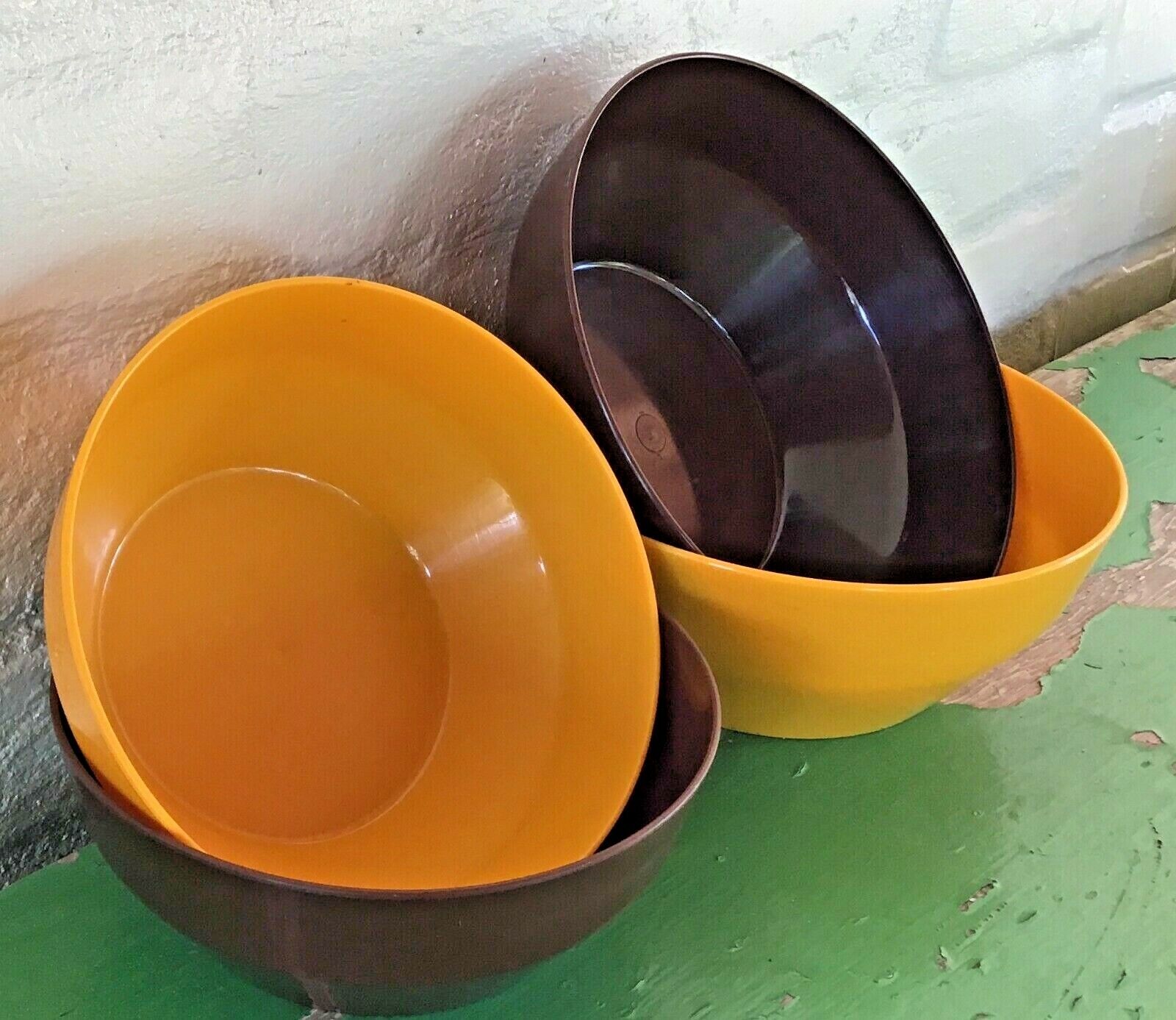 Vintage Husqvarna Bakelite Mixing Nesting Bowls Mid Century Set of 4 Sweden