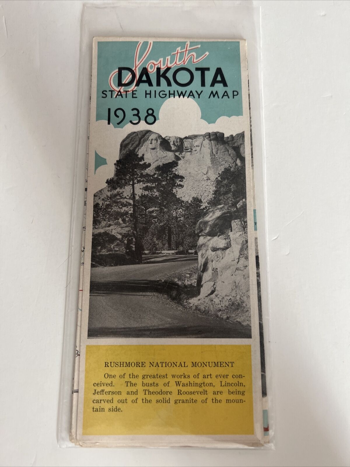 1938 South Dakota State Highway Map