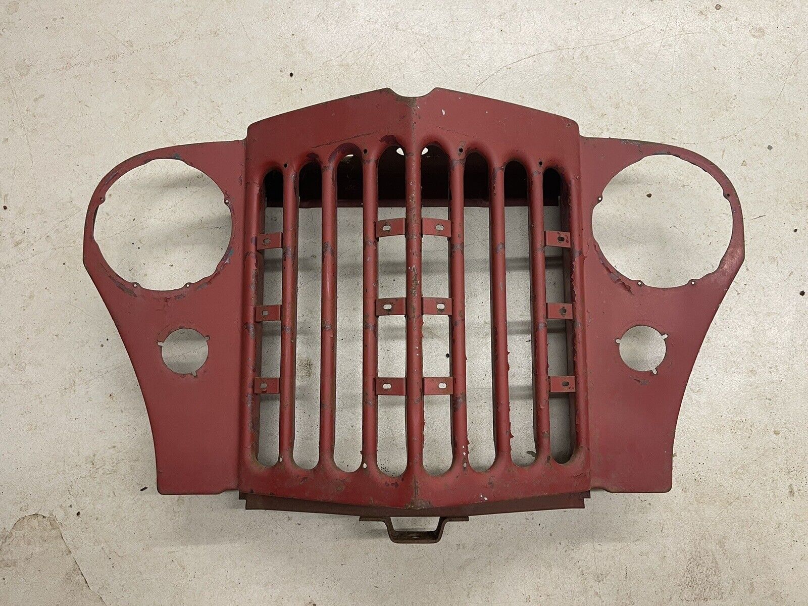 1950 1951 Willys Overland Jeepster front grill.