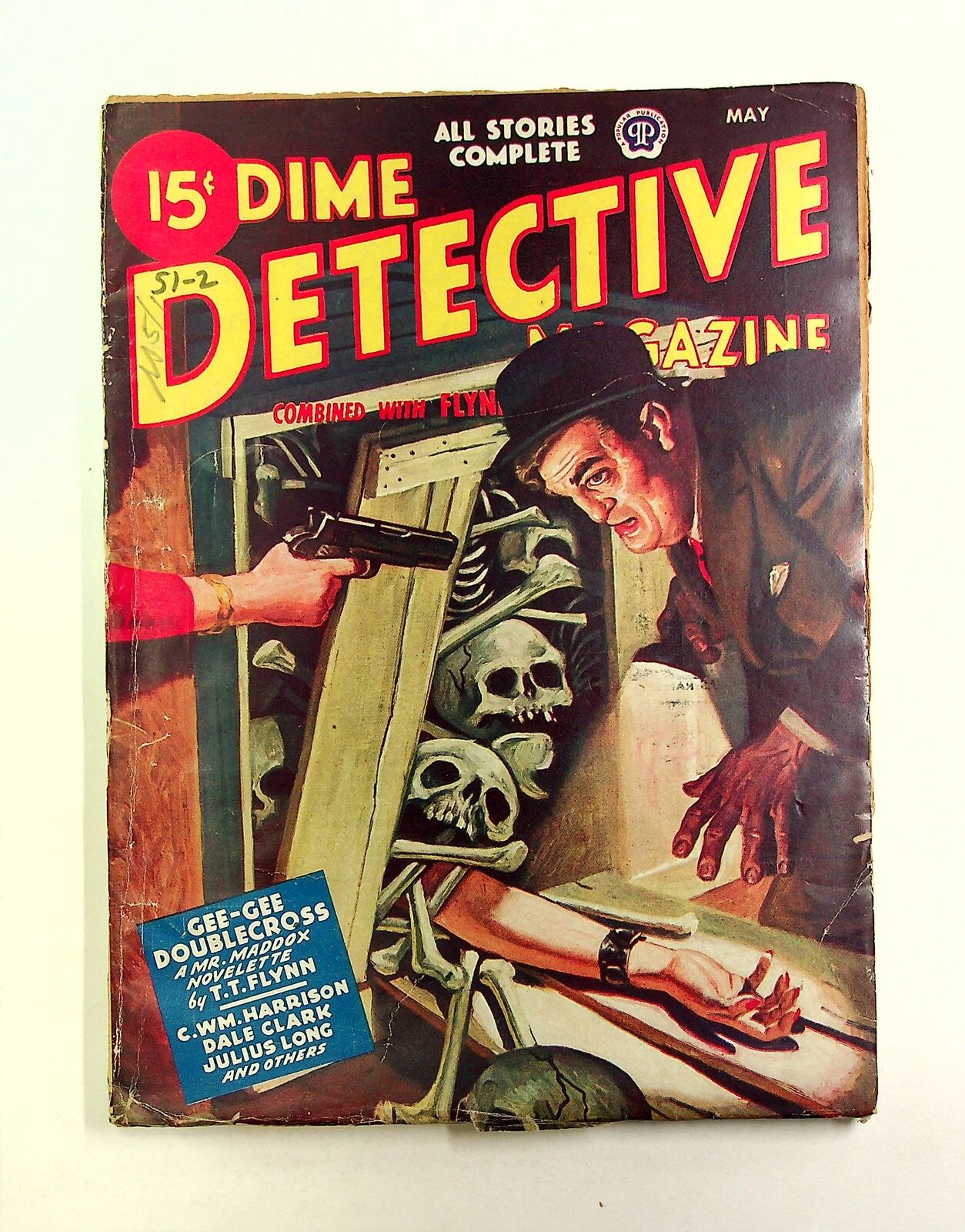 Dime Detective Magazine Pulp May 1946 Vol. 51 #2 VG