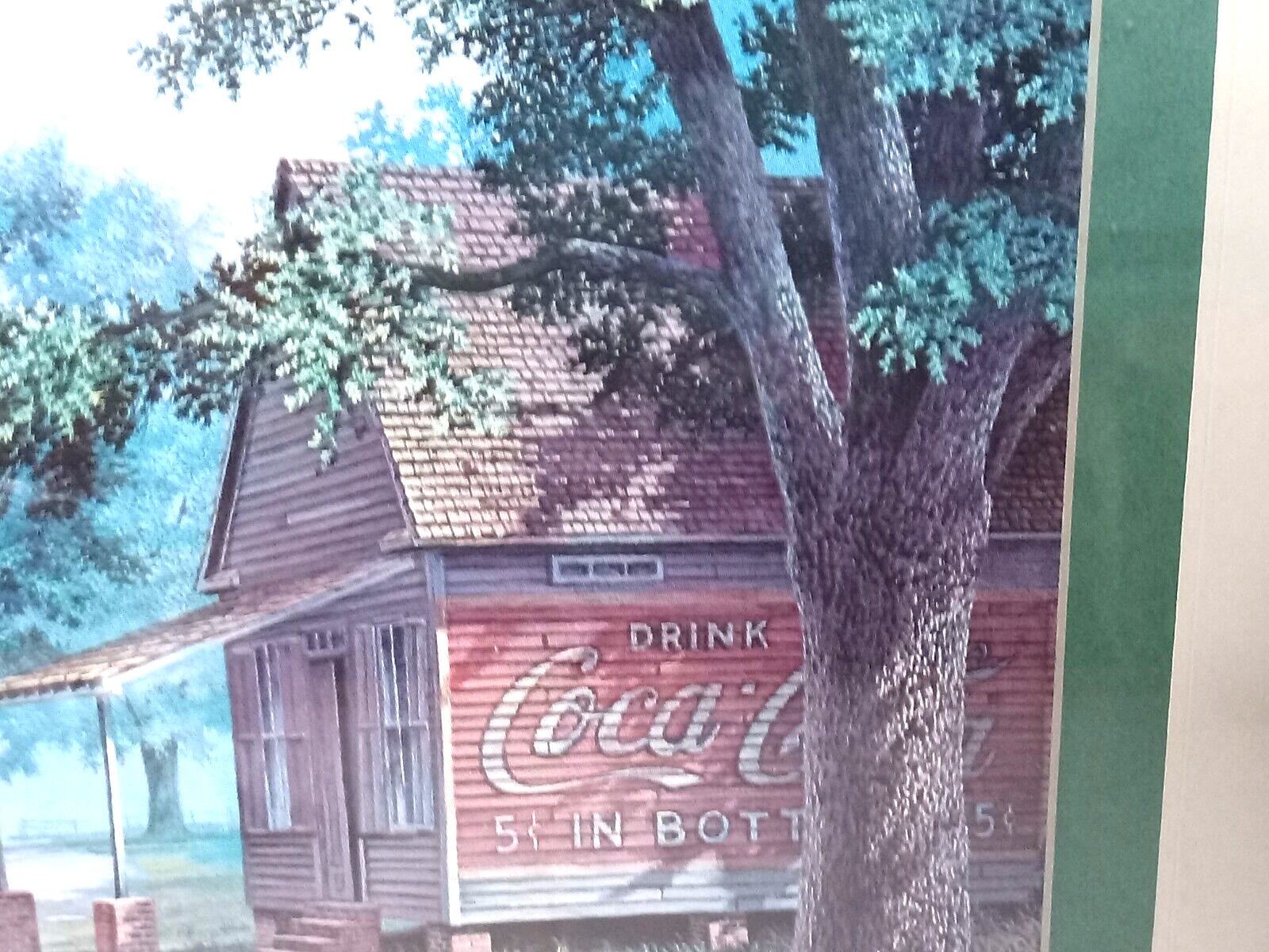 Rare Jim Harrison Coca Cola Limited Edition Framed Board Print Hand Signed