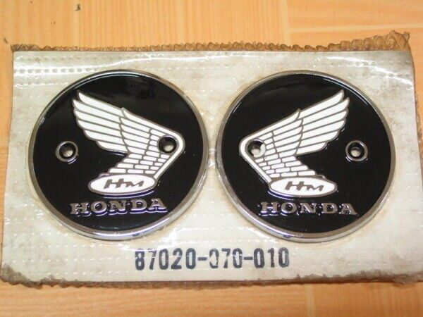 Emblem C92 C95 C200 Cb160 Cb92 Cd50/65/70 Cl90 S90 SS50 Honda Genuine 2 Pieces