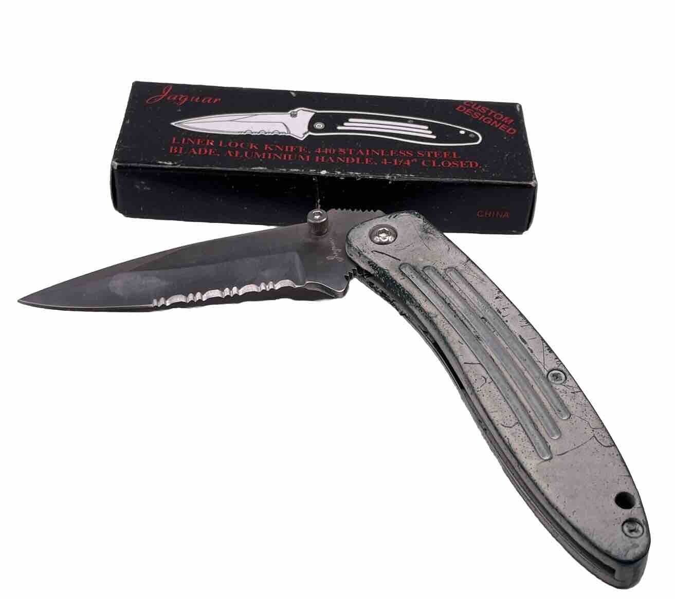 Custom Designed Jaguar Pocket Knife