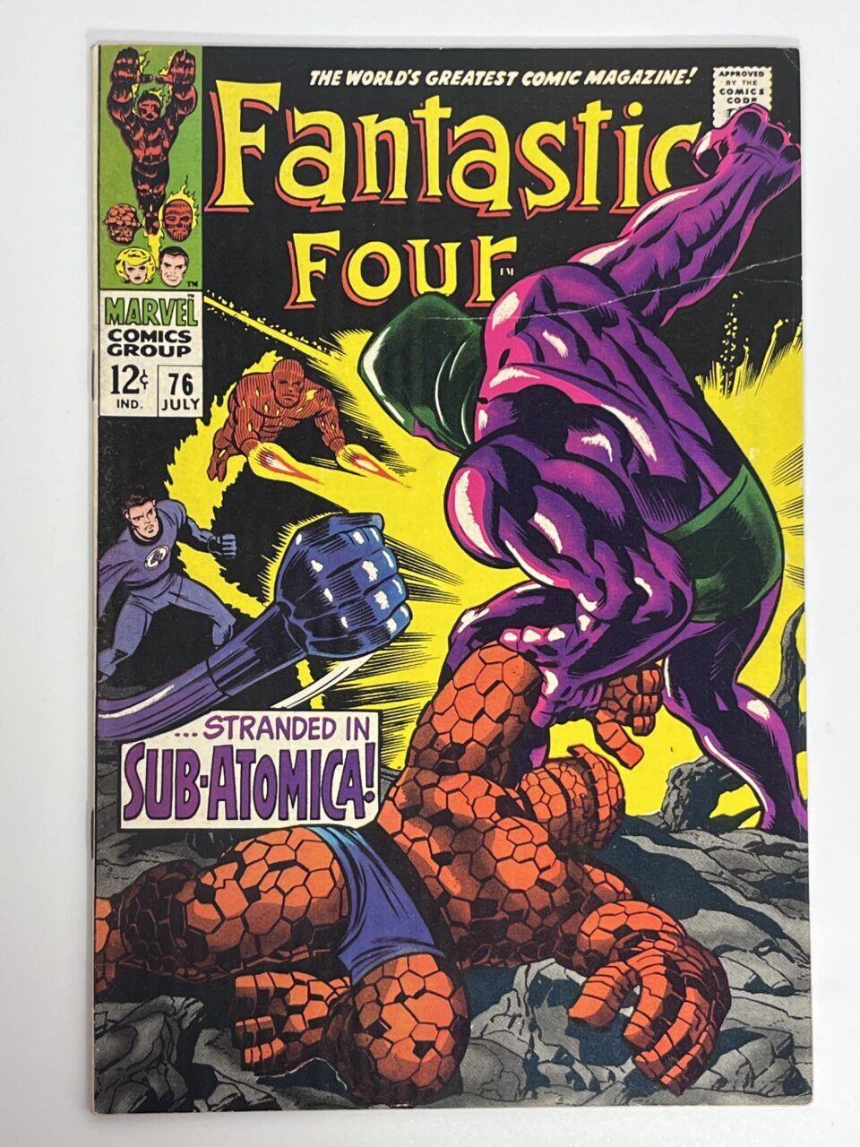 Fantastic Four #76 (1968) 2nd app. Psycho-Man in 6.5 Fine+