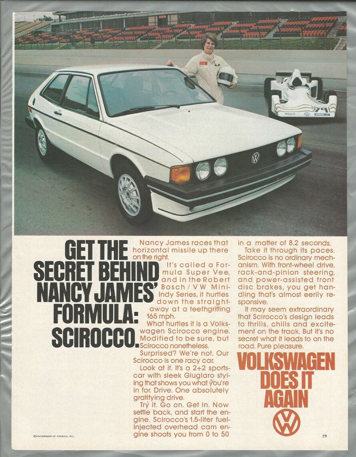 1979 VOLKSWAGEN SCIROCCO, VW, Nancy James Formula Super Vee