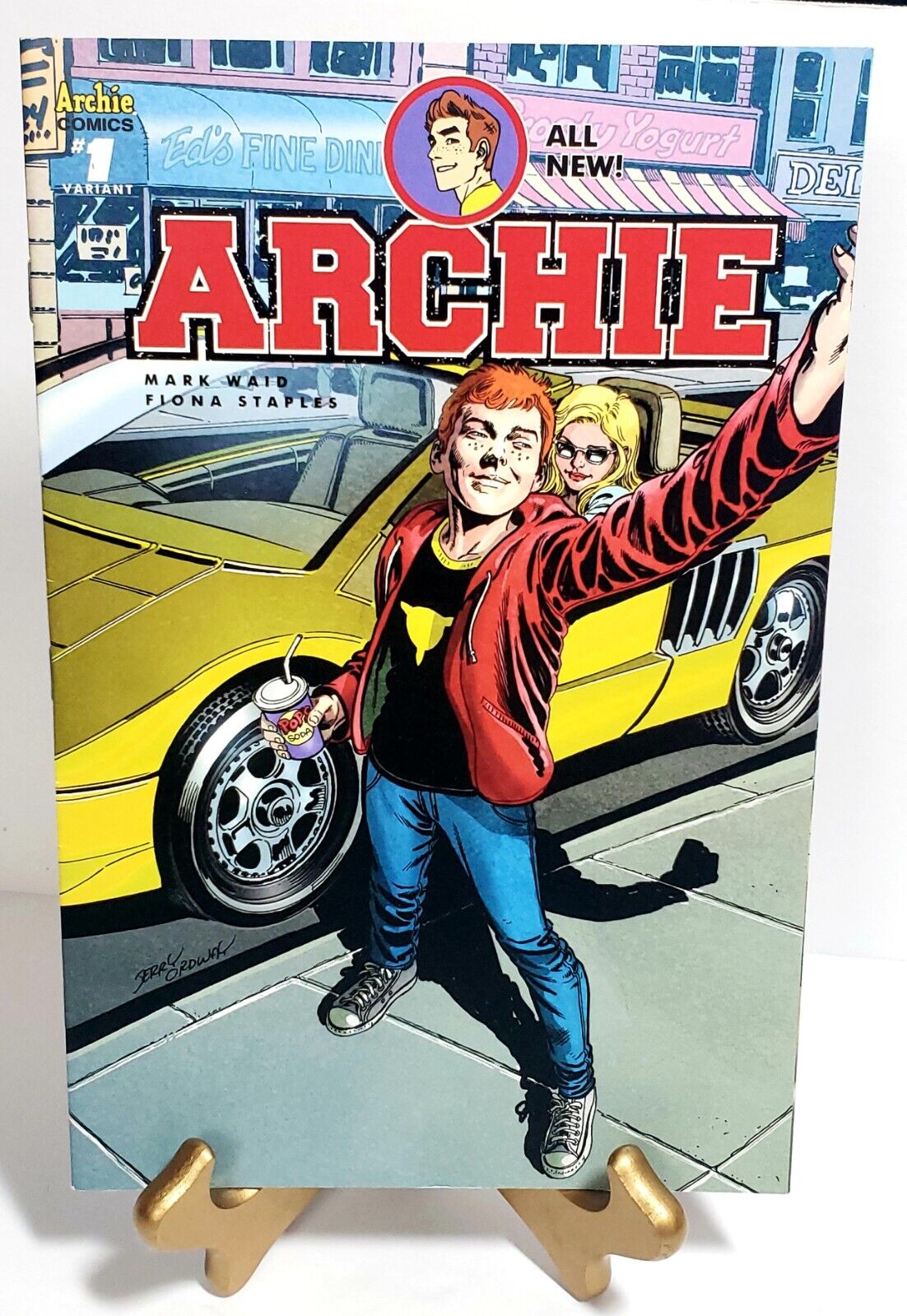 ARCHIE  #1  1ST PRINT   2015  JERRY ORDWAY VARIANT COVER   NOS   VF/NM OR BETTER
