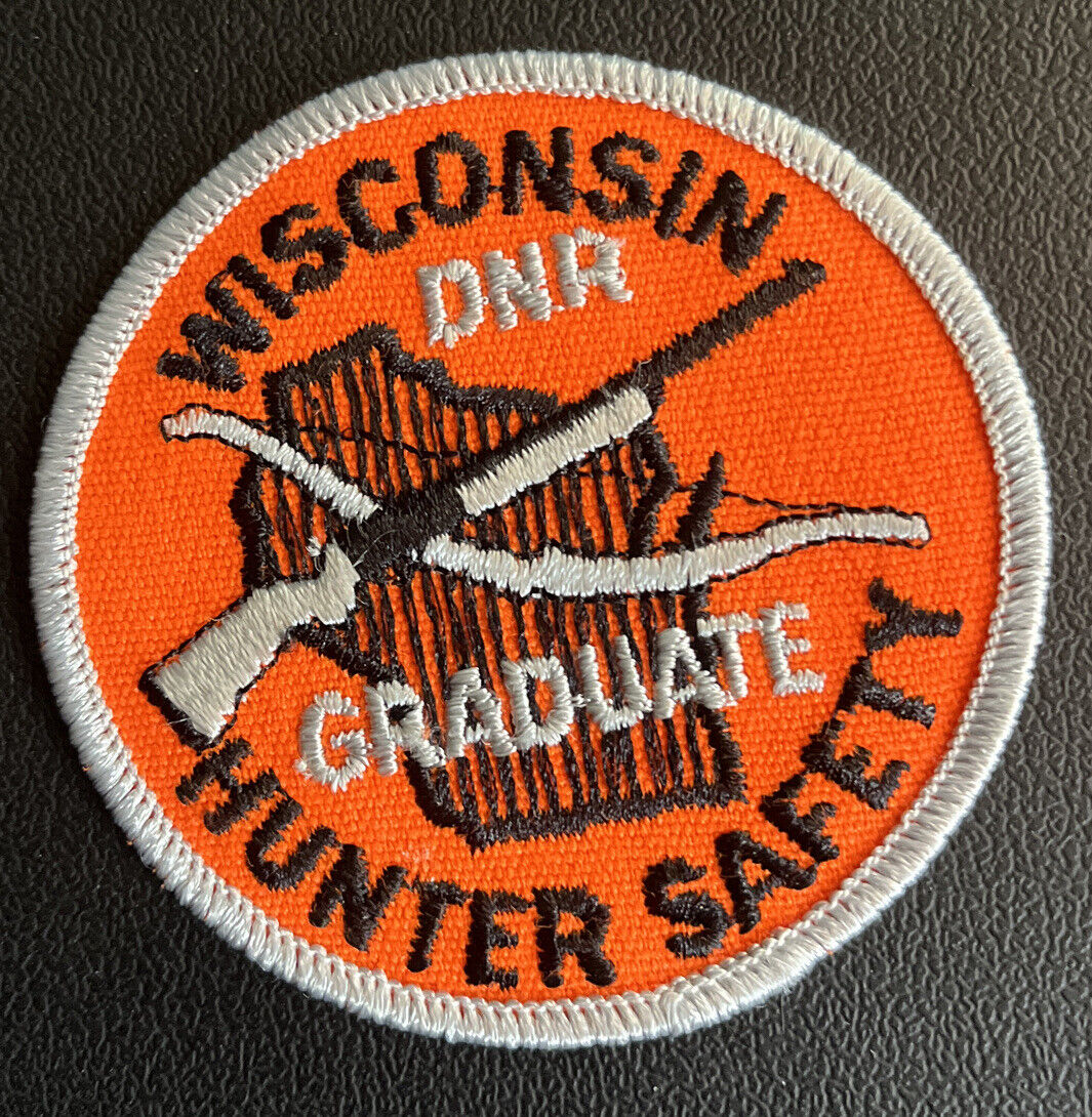 Wisconsin DNR Hunter Safety Graduate Patch Vintage