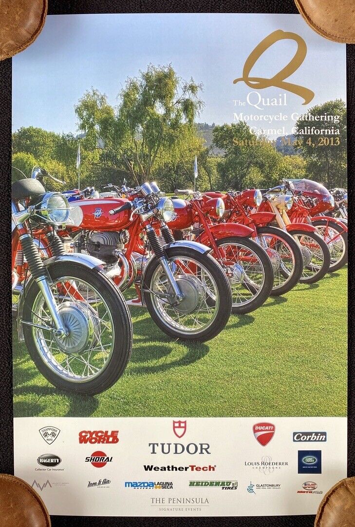 MV Agusta 2013 Quail Motorcycle Gathering Poster
