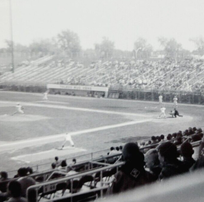 Rare 1965 Photo Toledo Mud Hens Ohio Minor League Baseball Stadium Lucas County