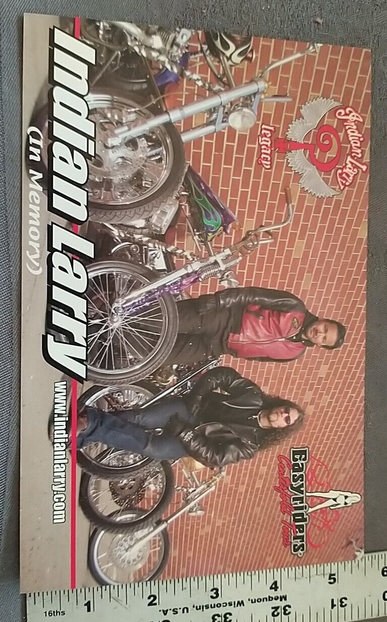 Indian Larry Legacy Memory Easyriders Centerfold Tour Poster Flyer Sturgis Tx Ca