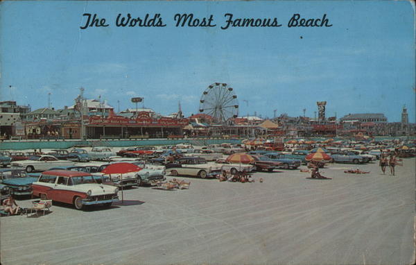 1966 Daytona Beach,FL The World\'s Most Famous Beach Volusia County Florida