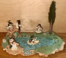 VTG Very Rare Friends Of The Feather Pond Display Piece With 4 Extra Figurines picture