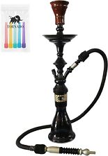All Black Hookah by KHALIL MAAMOON Online-Medium Size 23` picture