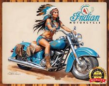 Indian Motorcycle - Painting Since 1901 - Metal Sign 11 x 14 picture