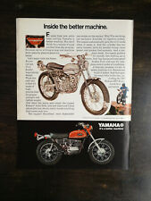 Vintage 1971 Yamaha 250 Enduro DT1-E Motorcycle Full Page Original Ad 324 picture
