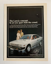 1978 Lancia Coupe Print Ad Concept The Intelligent Alternative Italy Made 2 Door picture