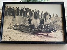 LAND SPEED RACING HISTORY & DEATH TRIPLEX BY WHITE CRASH 1929 picture