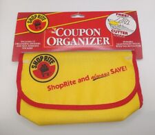 VINTAGE NOS SHOP RITE COUPON ORGANIZER WITH CUTTER NEW picture