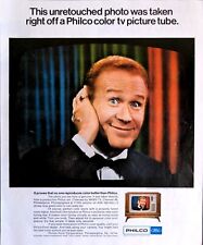 1967 Philco Color Television Tuned Color Signal Adjust Tint Red Buttons Print Ad picture