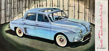 Vintage Renault La Dauphine Automobile Dealer Showroom Sales Brochure ~ Car picture