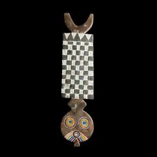African vintage Wood Carved Buni Plank mask Wood Hand Carved Hanging-G1071 picture