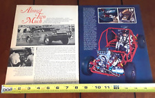 HURST HAIRY OLDSMOBILE 4 WHEEL DRIVE 442 OLDS  ORIGINAL 1967 ARTICLE picture