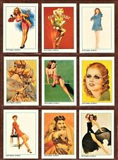 HOLLYWOOD PINUPS Set Vintage Paintings on 50 1995 Trading Cards Vargas & More picture