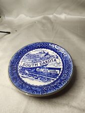 Vintage Badlands National Monument Souvenir Blue Plate picture