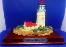 Heceta Head Oregon Lighthouse Wood Base Figurine picture
