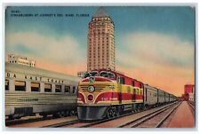 c1940's Streamliners at Journey's End Miami Florida FL Vintage Postcard picture