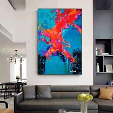 Sale Abstract Caribbean 36H X 24W X 1.5D Canvas Giclee Framed Was $595 Now $295 picture