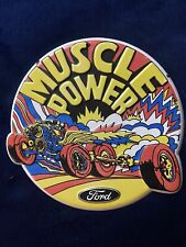 FORD - Muscle Power - Vintage Reproduction - Metal Sign picture