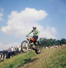 Dave Bickers riding CZ international Moto-Cross Grand Prix Don- 1968 Old Photo picture