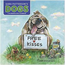 GARY PATTERSON - DOGS - 2023 WALL CALENDAR - BRAND NEW - DDW309 picture
