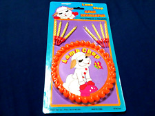 NEW SEALED VINTAGE 1993 SHARI LEWIS LAMB CHOP CAKE DECORATOR TOPPER W/ CANDLES picture