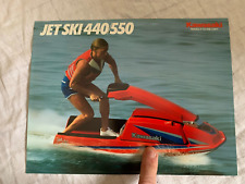 NOS 1985 Kawasaki Jet Ski JS440 440 550 Dealer Advertising Sales Brochure Sign picture