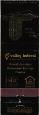 Valley Federal Savings and Loan Association Paonia Colo Vintage Matchbook Cover picture