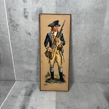 Fredrick Elmgier American Soldier Plaque-  Continental Army Private W/ Hanger picture