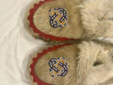 Authentic Hand Made  American Indian Moccasin Shoes picture