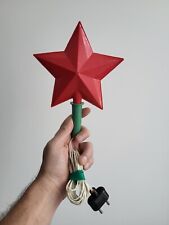 Vitage Soviet Christmas Tree Topper STAR toy electric ornaments 70s USSR,   picture