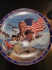 WWII USN Navy Marine Limited Edition Numbered 114 Battle Of  Midway Plate L@@K picture