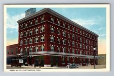 Chattanooga TN-Tennessee, Grand Hotel, Advertising, Vintage Souvenir Postcard picture