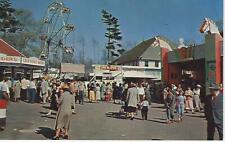 LINCOLN PARK, DARTMOUTH, MA- POSTCARD-Merry-Go-Around and Ferris Wheel picture