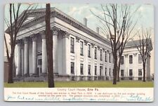 County Court House Erie Pennsylvania 1907 Antique Postcard picture