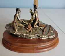 Chilmark Fine Pewter Figurine SMOKE SIGNAL 1989 Inspired by Frederic Remington picture